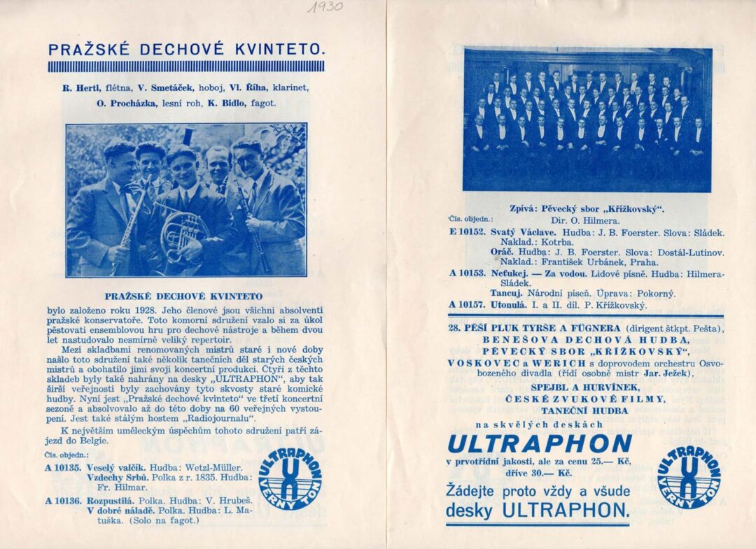 1930 │ PDK, Ultraphon propagace