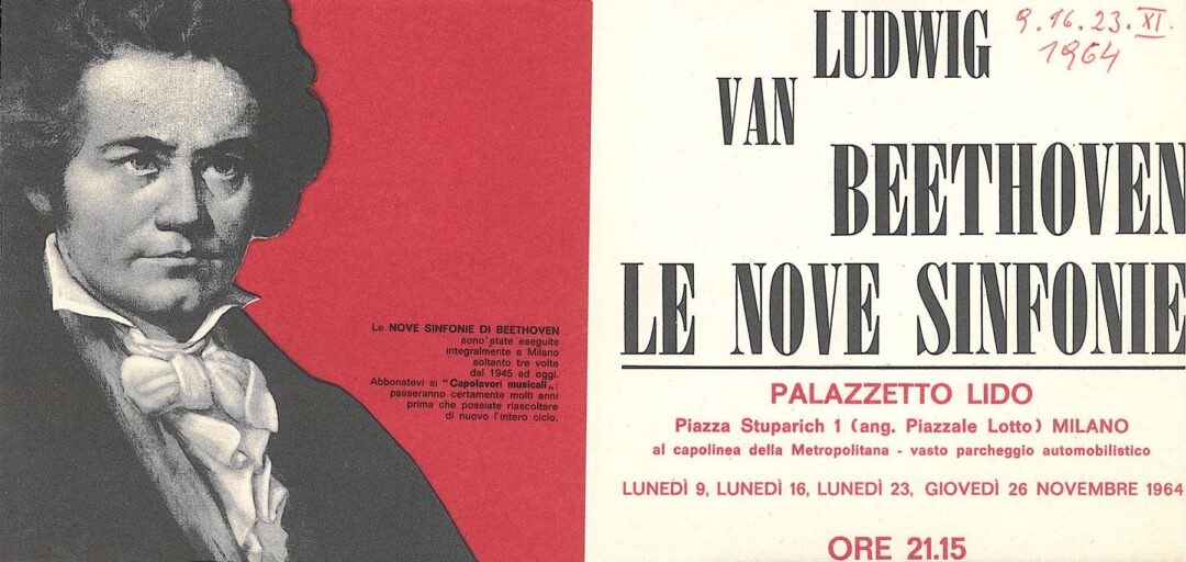 1964 │ Itálie, Milano, všech 9 Beethovenových symfonií